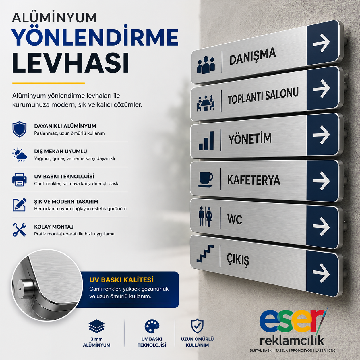 Alüminyum UV Baskı