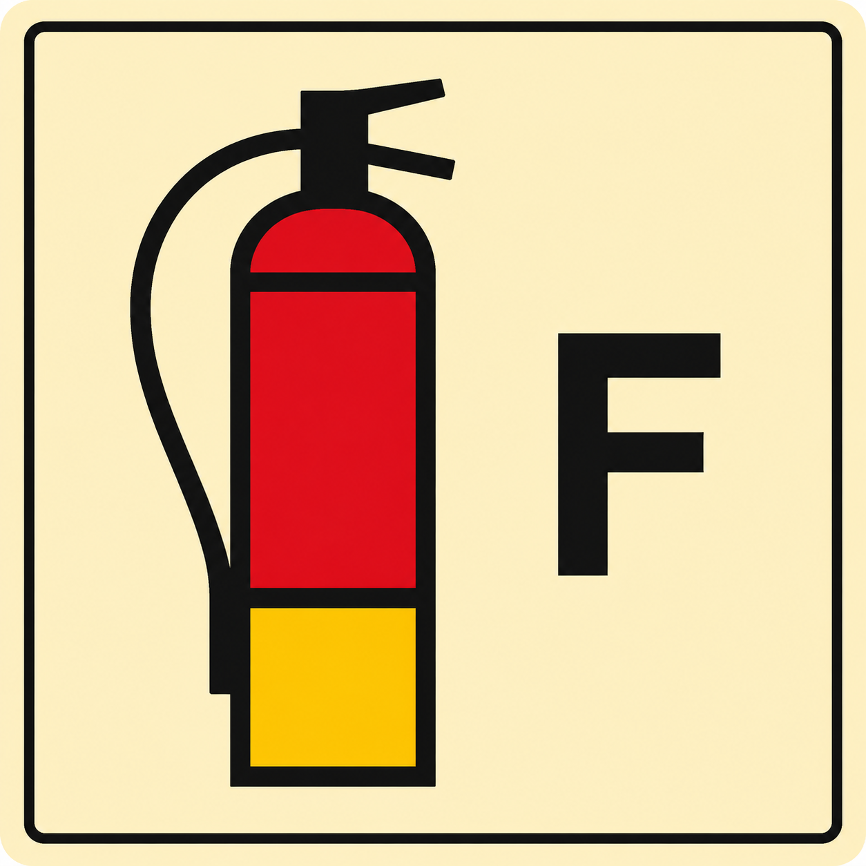 IMO Fire Extinguisher Sign