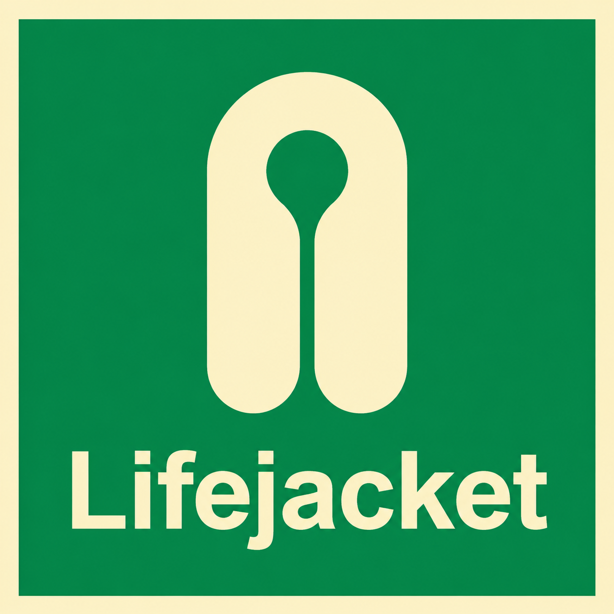 IMO Lifejacket Sign