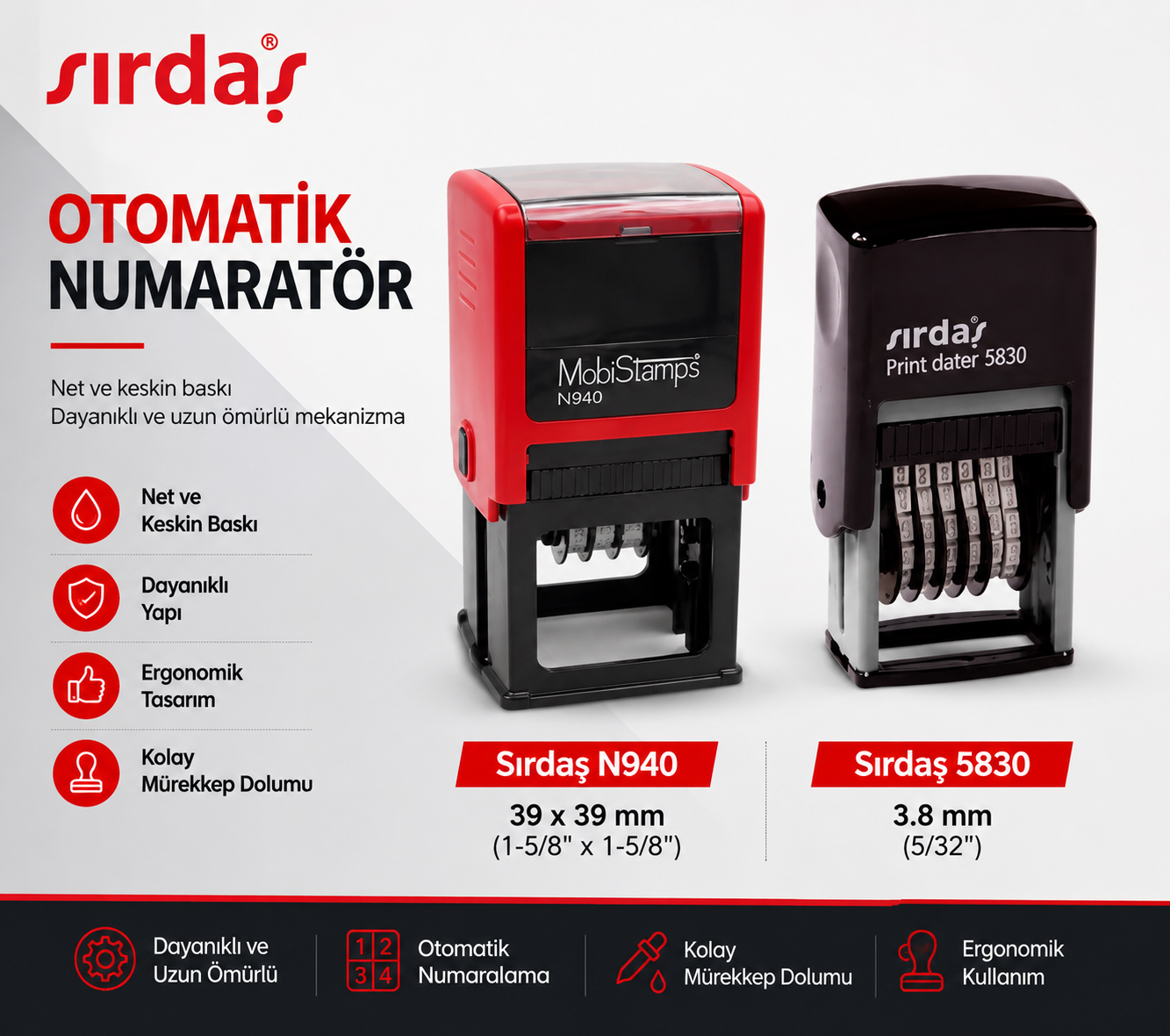 Sırdaş otomatik numaratör
